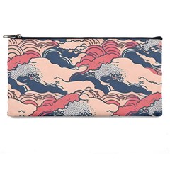 Waves Ocean Sea Water Pattern Rough Seas Pencil Case by Pakemis