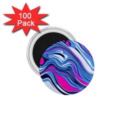 Fluid Art Pattern 1 75  Magnets (100 Pack)  by GardenOfOphir