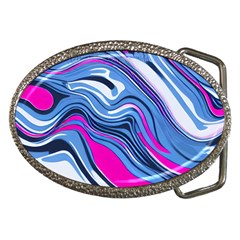 Fluid Art Pattern Belt Buckles by GardenOfOphir