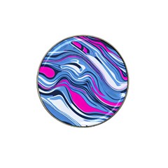 Fluid Art Pattern Hat Clip Ball Marker (10 Pack) by GardenOfOphir