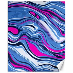 Fluid Art Pattern Canvas 11  X 14  by GardenOfOphir