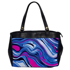 Fluid Art Pattern Oversize Office Handbag by GardenOfOphir