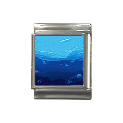 Ai Generated Ocean Sea Fish Underwater Water Italian Charm (13mm)