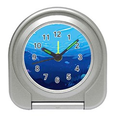 Ai Generated Ocean Sea Fish Underwater Water Travel Alarm Clock by Pakemis