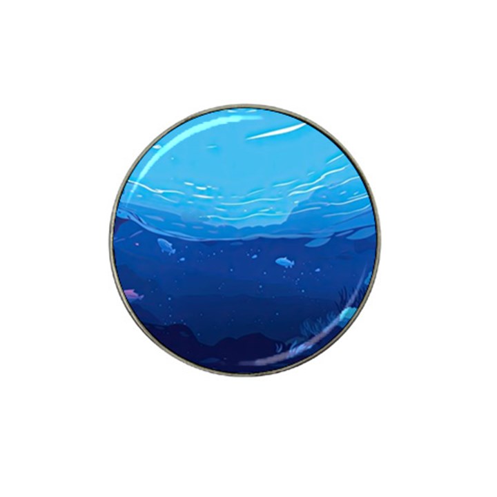 Ai Generated Ocean Sea Fish Underwater Water Hat Clip Ball Marker