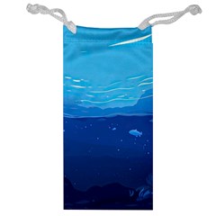 Ai Generated Ocean Sea Fish Underwater Water Jewelry Bag by Pakemis