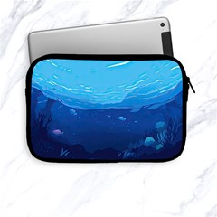 Ai Generated Ocean Sea Fish Underwater Water Apple Ipad Mini Zipper Cases by Pakemis