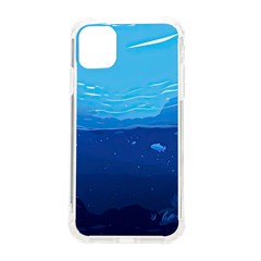 Ai Generated Ocean Sea Fish Underwater Water Iphone 11 Tpu Uv Print Case by Pakemis