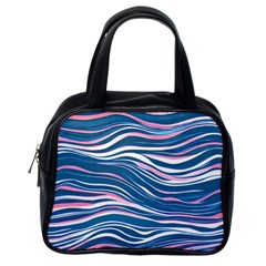 Modern Fluid Art Classic Handbag (one Side) by GardenOfOphir