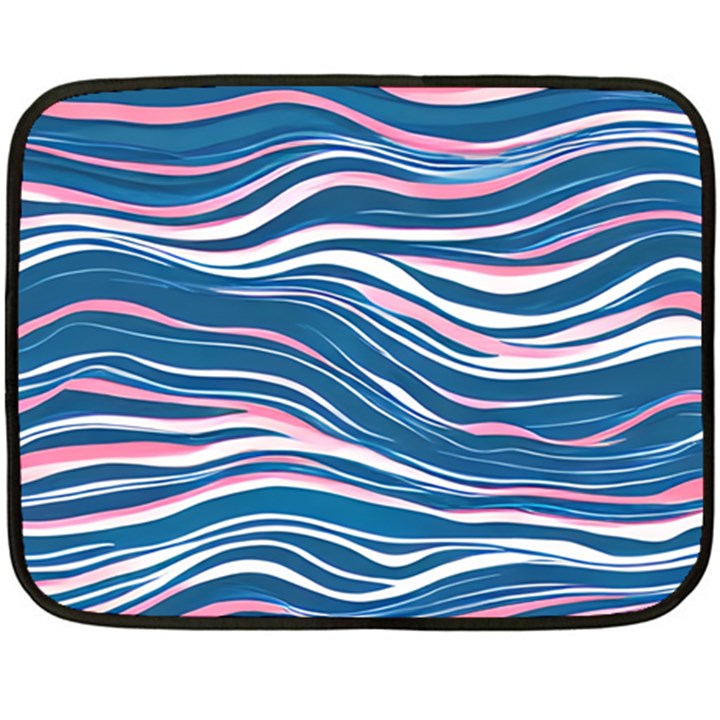 Modern Fluid Art Fleece Blanket (Mini)