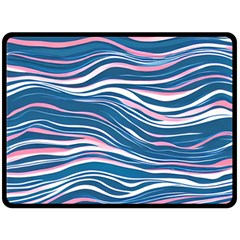 Modern Fluid Art One Side Fleece Blanket (large) by GardenOfOphir