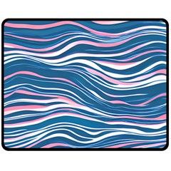 Modern Fluid Art One Side Fleece Blanket (medium) by GardenOfOphir