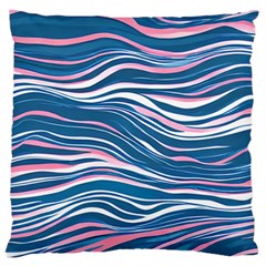 Modern Fluid Art Large Cushion Case (two Sides) by GardenOfOphir