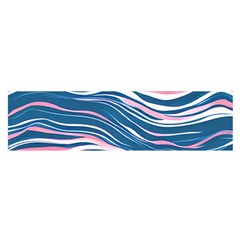 Modern Fluid Art Oblong Satin Scarf (16  X 60 ) by GardenOfOphir