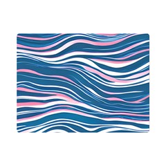 Modern Fluid Art One Side Premium Plush Fleece Blanket (mini) by GardenOfOphir