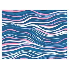 Modern Fluid Art One Side Premium Plush Fleece Blanket (extra Small)