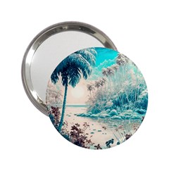 Tropical Winter Tropical Winter Landscape 2 25  Handbag Mirrors by Pakemis