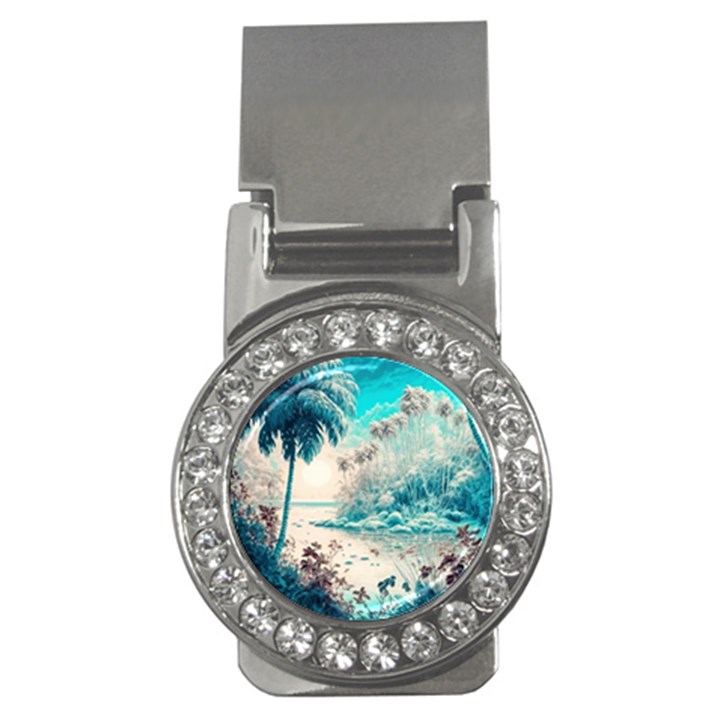 Tropical Winter Tropical Winter Landscape Money Clips (CZ) 