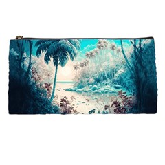 Tropical Winter Tropical Winter Landscape Pencil Case by Pakemis