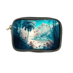 Tropical Winter Tropical Winter Landscape Coin Purse by Pakemis