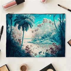 Tropical Winter Tropical Winter Landscape Cosmetic Bag (xl) by Pakemis