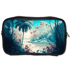 Tropical Winter Tropical Winter Landscape Toiletries Bag (one Side) by Pakemis