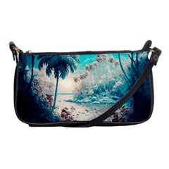 Tropical Winter Tropical Winter Landscape Shoulder Clutch Bag by Pakemis