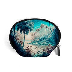 Tropical Winter Tropical Winter Landscape Accessory Pouch (small) by Pakemis