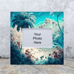 Tropical Winter Tropical Winter Landscape White Box Photo Frame 4  X 6  by Pakemis