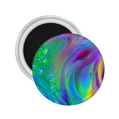 Fluid Art - Artistic And Colorful 2 25  Magnets by GardenOfOphir