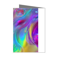 Fluid Art - Artistic And Colorful Mini Greeting Cards (pkg Of 8) by GardenOfOphir