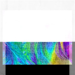 Fluid Art - Artistic And Colorful Rectangular Jigsaw Puzzl by GardenOfOphir