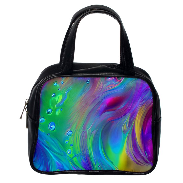 Fluid Art - Artistic And Colorful Classic Handbag (One Side)