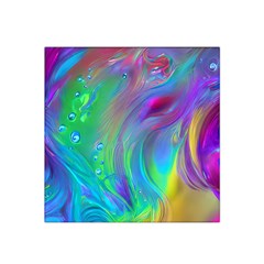 Fluid Art - Artistic And Colorful Satin Bandana Scarf 22  X 22 