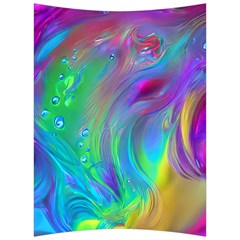 Fluid Art - Artistic And Colorful Back Support Cushion by GardenOfOphir