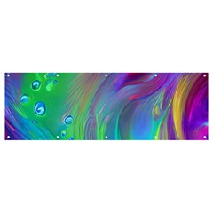 Fluid Art - Artistic And Colorful Banner And Sign 12  X 4  by GardenOfOphir