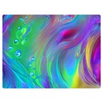 Fluid Art - Artistic And Colorful One Side Premium Plush Fleece Blanket (Extra Small) 40 x30  Blanket Front