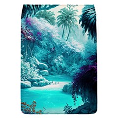 Landscape Nature Digital Art Palm Trees Paradise Removable Flap Cover (s) by Pakemis