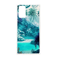 Landscape Nature Digital Art Palm Trees Paradise Samsung Galaxy Note 20 Tpu Uv Case by Pakemis