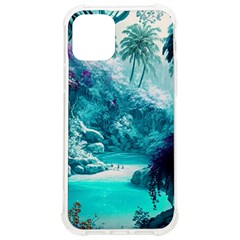 Landscape Nature Digital Art Palm Trees Paradise Iphone 12/12 Pro Tpu Uv Print Case