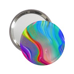 Fluid Art - Contemporary And Flowy 2 25  Handbag Mirrors by GardenOfOphir