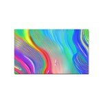 Fluid Art - Contemporary And Flowy Sticker (Rectangular) Front