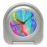 Fluid Art - Contemporary And Flowy Travel Alarm Clock Front