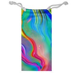 Fluid Art - Contemporary And Flowy Jewelry Bag by GardenOfOphir