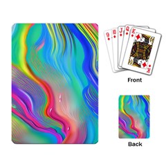 Fluid Art - Contemporary And Flowy Playing Cards Single Design (rectangle) by GardenOfOphir