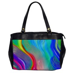 Fluid Art - Contemporary And Flowy Oversize Office Handbag by GardenOfOphir