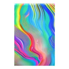 Fluid Art - Contemporary And Flowy Shower Curtain 48  X 72  (small)  by GardenOfOphir