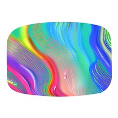 Fluid Art - Contemporary And Flowy Mini Square Pill Box by GardenOfOphir