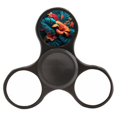 Ai Generated Tropical Flowers Floral Floral Pattern Finger Spinner by Pakemis