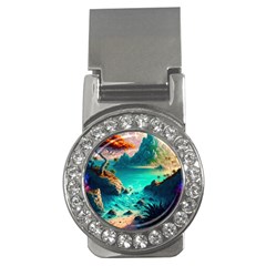 Tropical Paradise Beach Ocean Shore Sea Fantasy Money Clips (cz)  by Pakemis